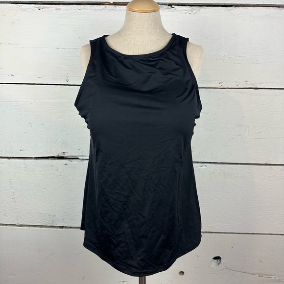 Lands end Tankini black high neck - Picture 6 of 10